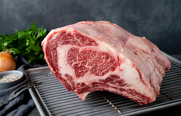 Natural American Wagyu Beef Whole Bone-In Ribeye Roast