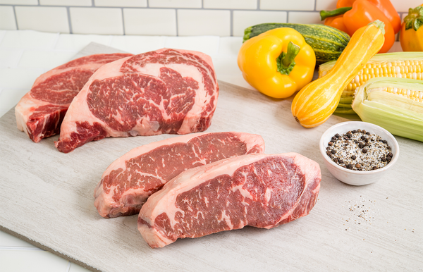 USDA Prime Angus Boneless Ribeye and Striploin | The Wagyu Shop