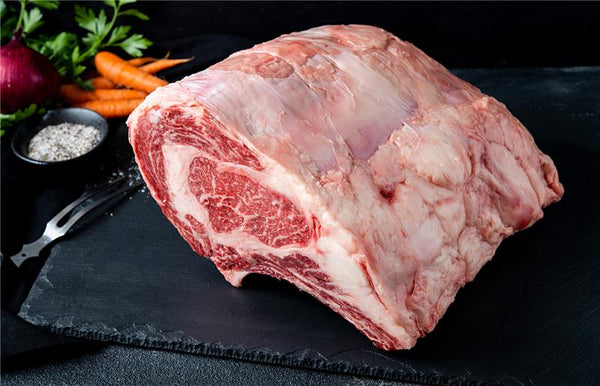 Natural American Wagyu Beef Whole Bone-In Ribeye Roast